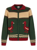 FOUND Bicolor Cotton Cardigan