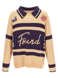 FOUND Multicolor Cotton Cardigan