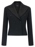 Ermanno Scervino Black Viscose Blazer