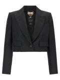 Elisabetta Franchi Black Virgin Wool Blazer