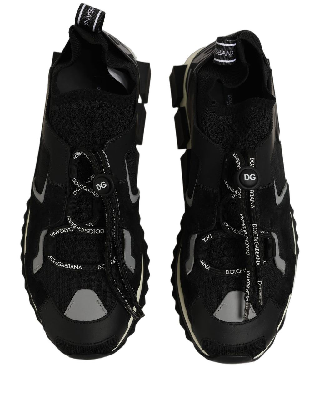Dolce & Gabbana Shoes Black Sorrento Trekking Sneakers Men