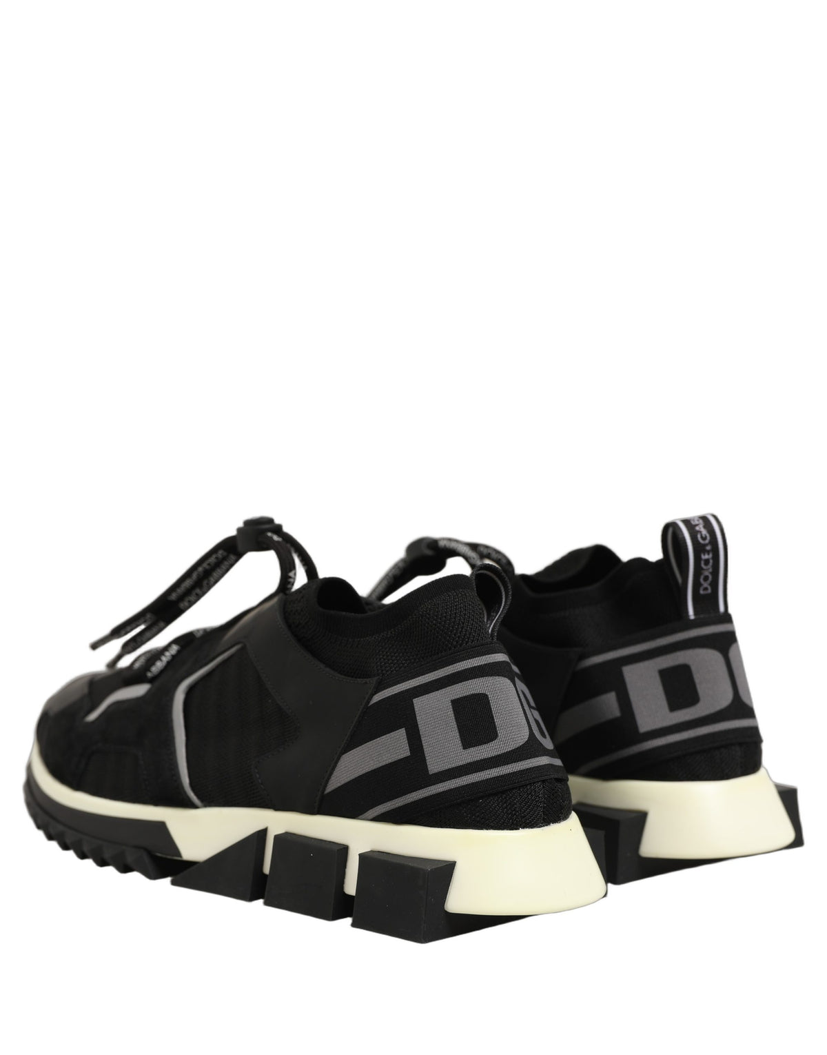 Dolce & Gabbana Shoes Black Sorrento Trekking Sneakers Men