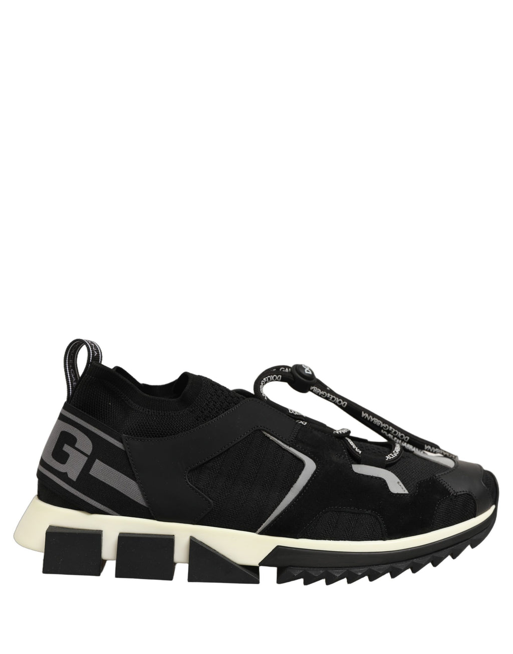 Dolce & Gabbana Shoes Black Sorrento Trekking Sneakers Men