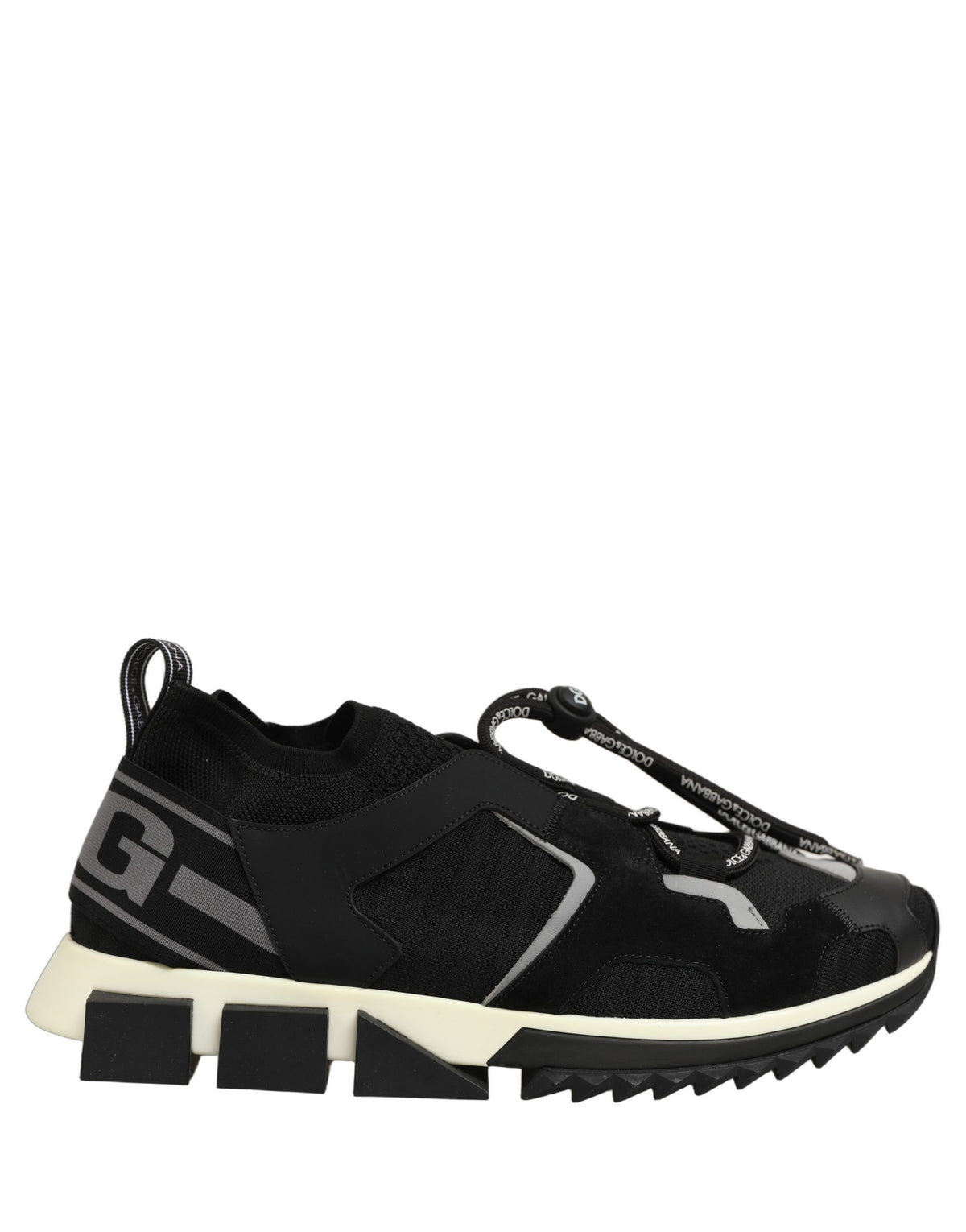Dolce & Gabbana Shoes Black Sorrento Trekking Sneakers Men