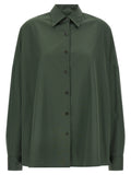 Dries Van Noten Bicolor Cotton Blouse