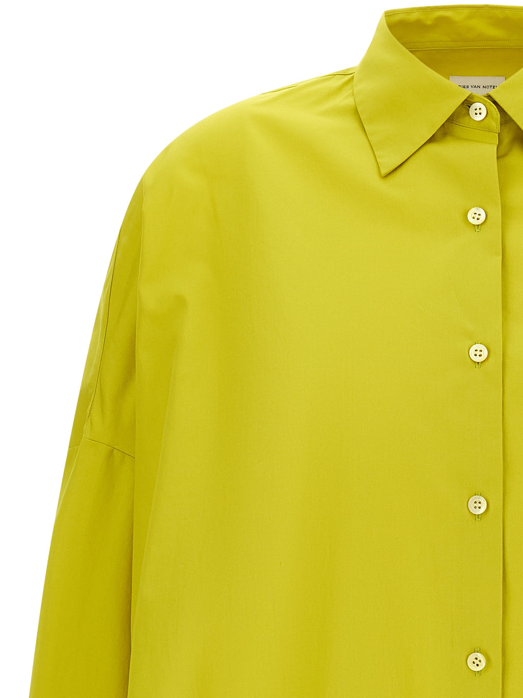 Dries Van Noten Bicolor Cotton Blouse