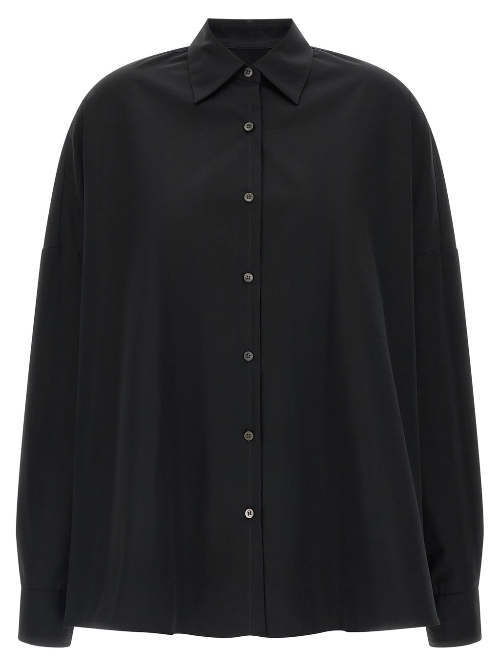 Dries Van Noten Black Cotton Blouse