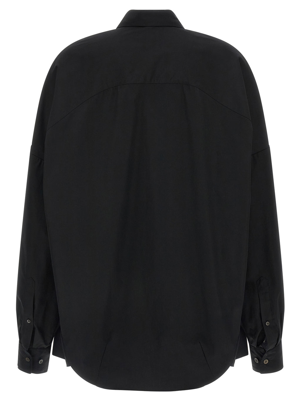 Dries Van Noten Black Cotton Blouse
