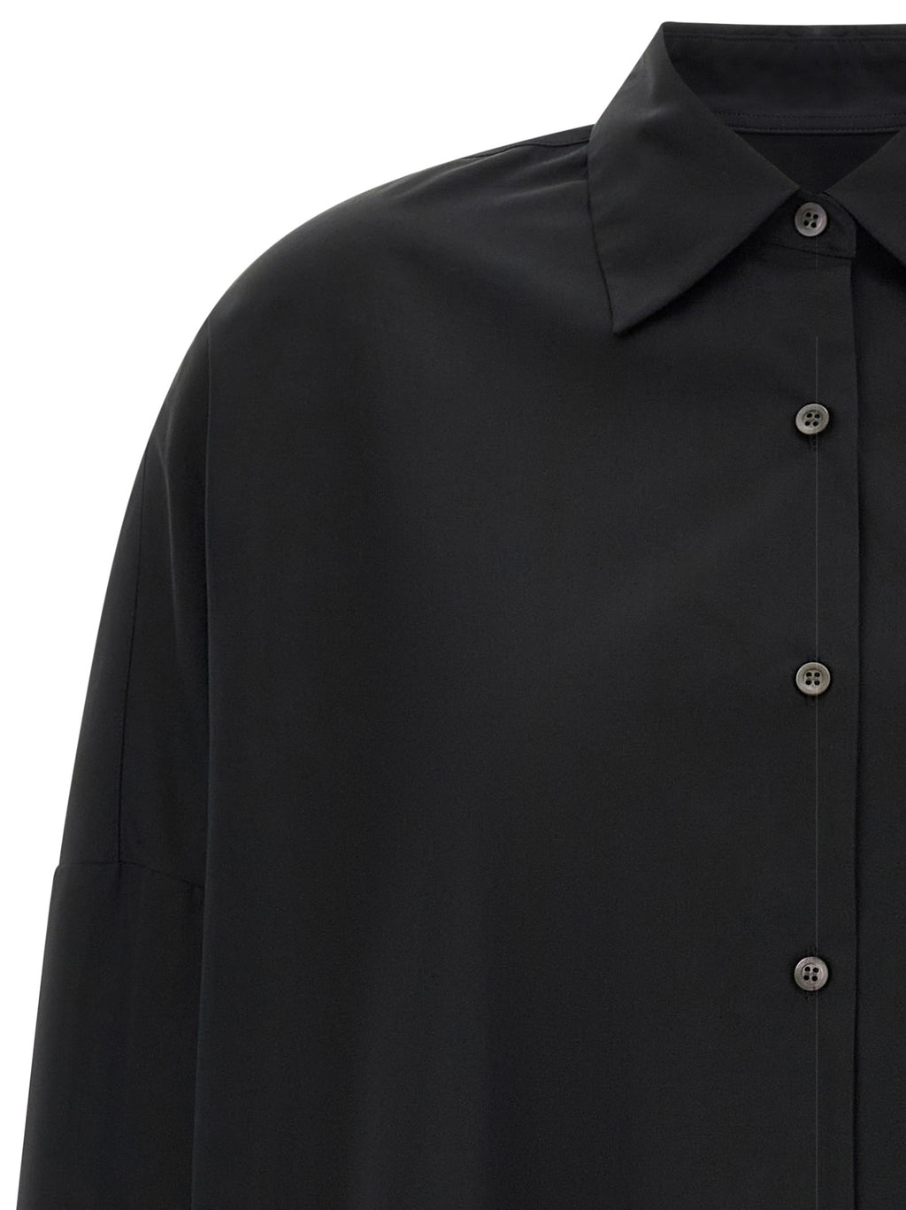 Dries Van Noten Black Cotton Blouse