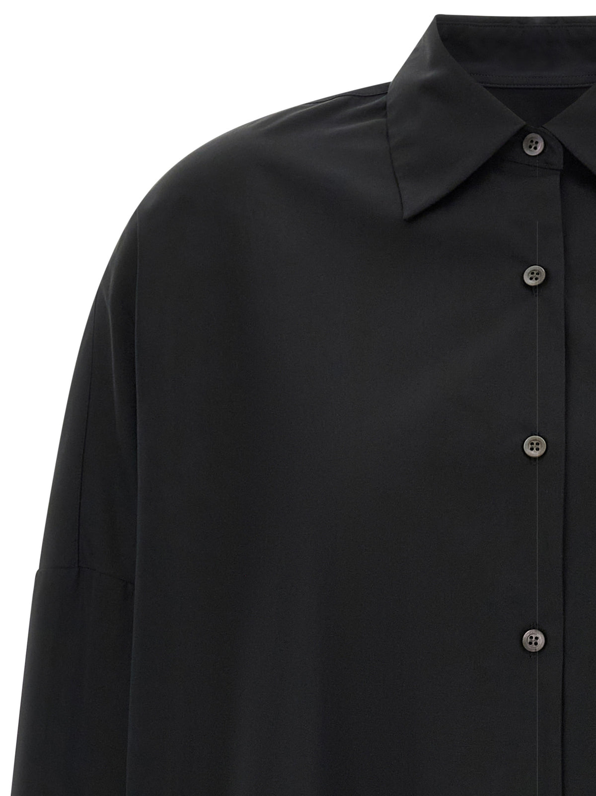 Dries Van Noten Black Cotton Blouse