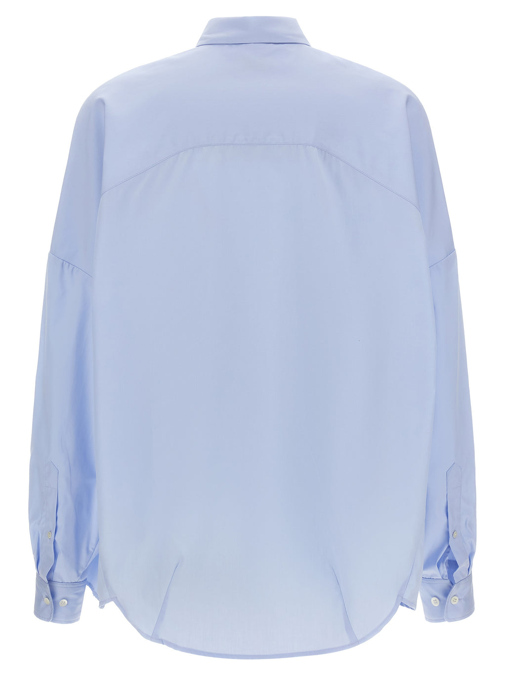 Dries Van Noten Blue Cotton Blouse