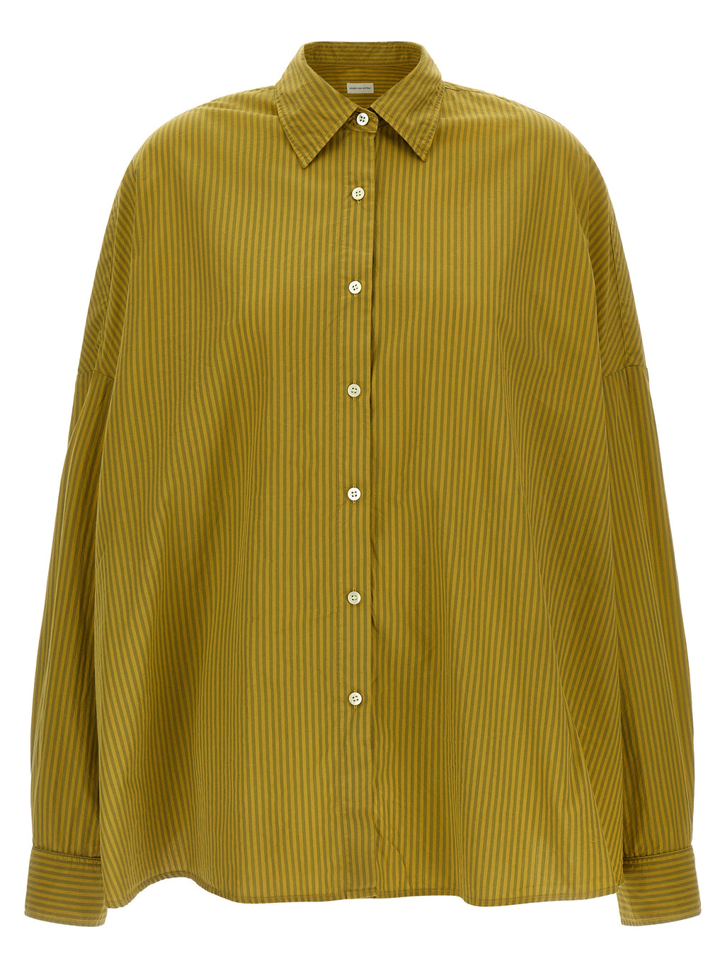 Dries Van Noten Bicolor Cotton Blouse