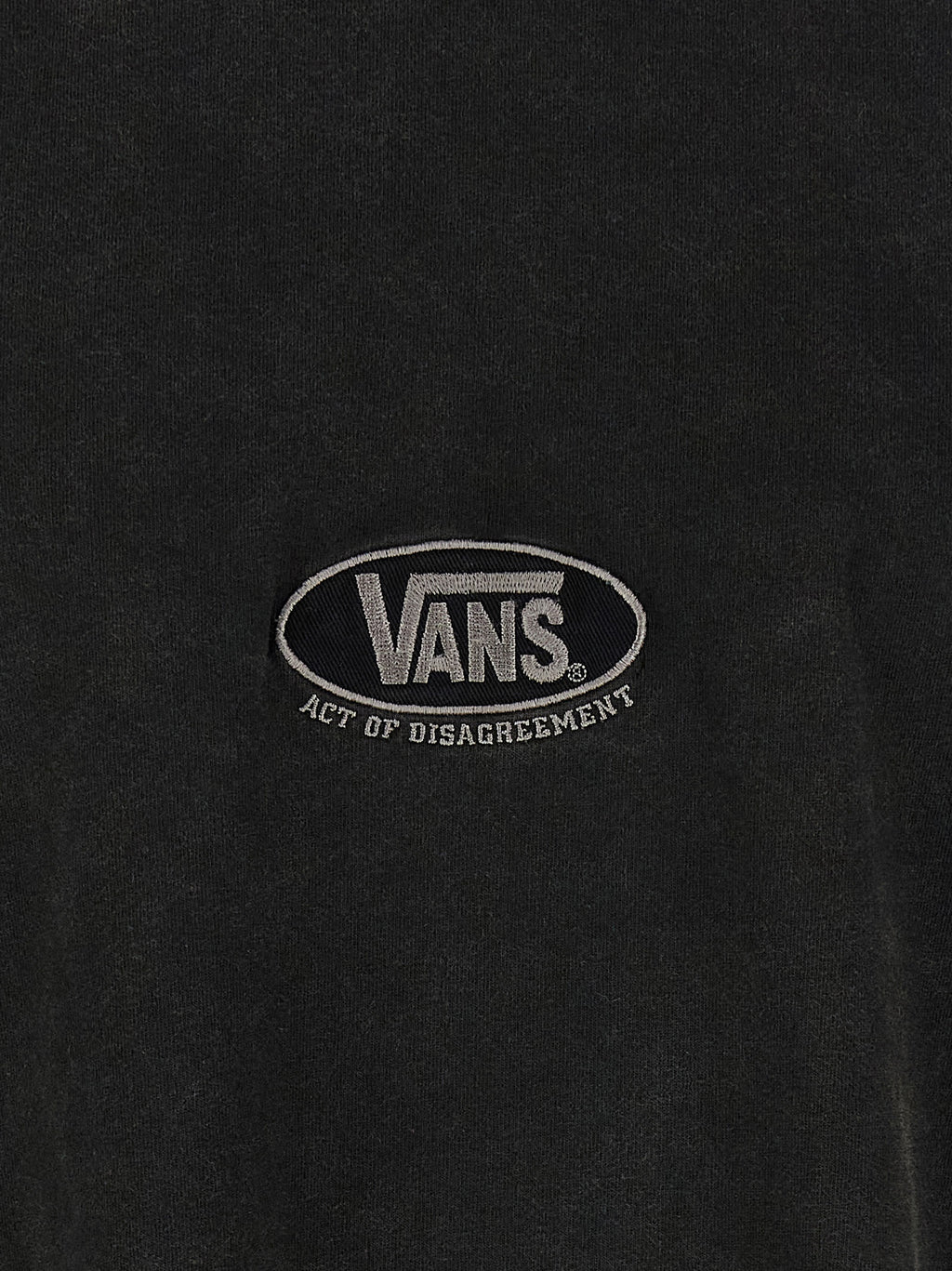 Vans Black Cotton T-Shirt