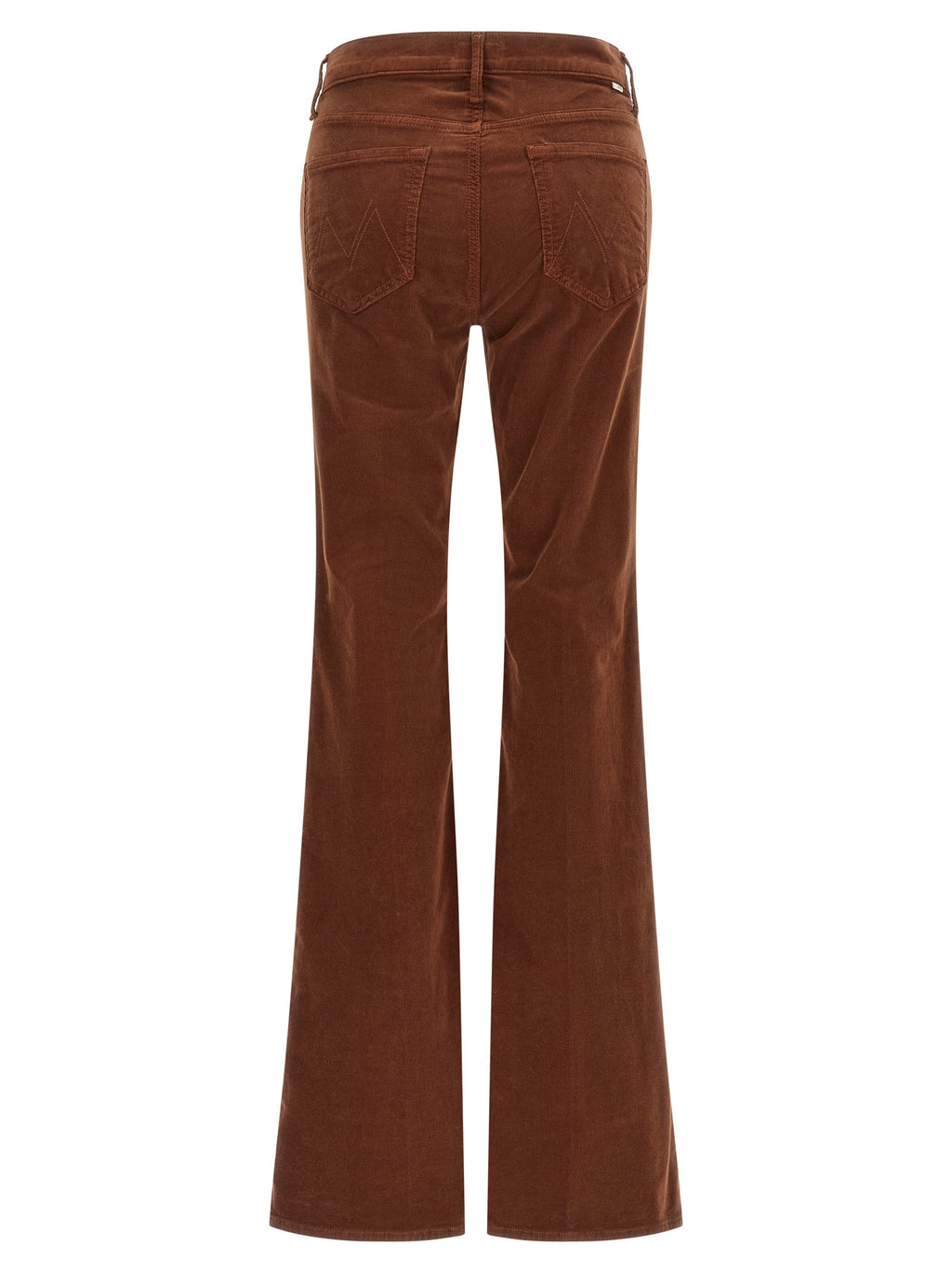 Mother Denim Brown Cotton Flared Pants