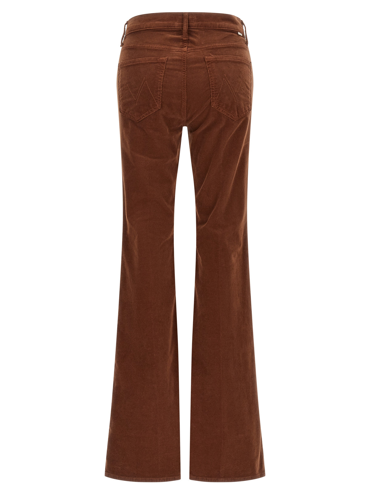 Mother Denim Brown Cotton Flared Pants