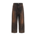 PDF Channel Brown Cotton Jeans Denim