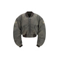 Rick Owens Gray Nylon Bomber
