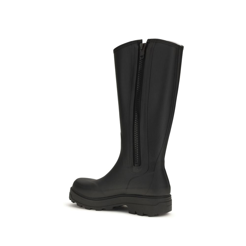 TRETORN Black Rubber Rain Boots