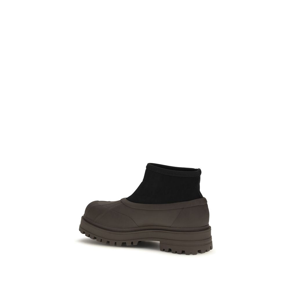 TRETORN Brown Rubber Ankle Boots