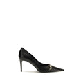 Gucci Black Calf Leather Bos Taurus High Heel Pumps