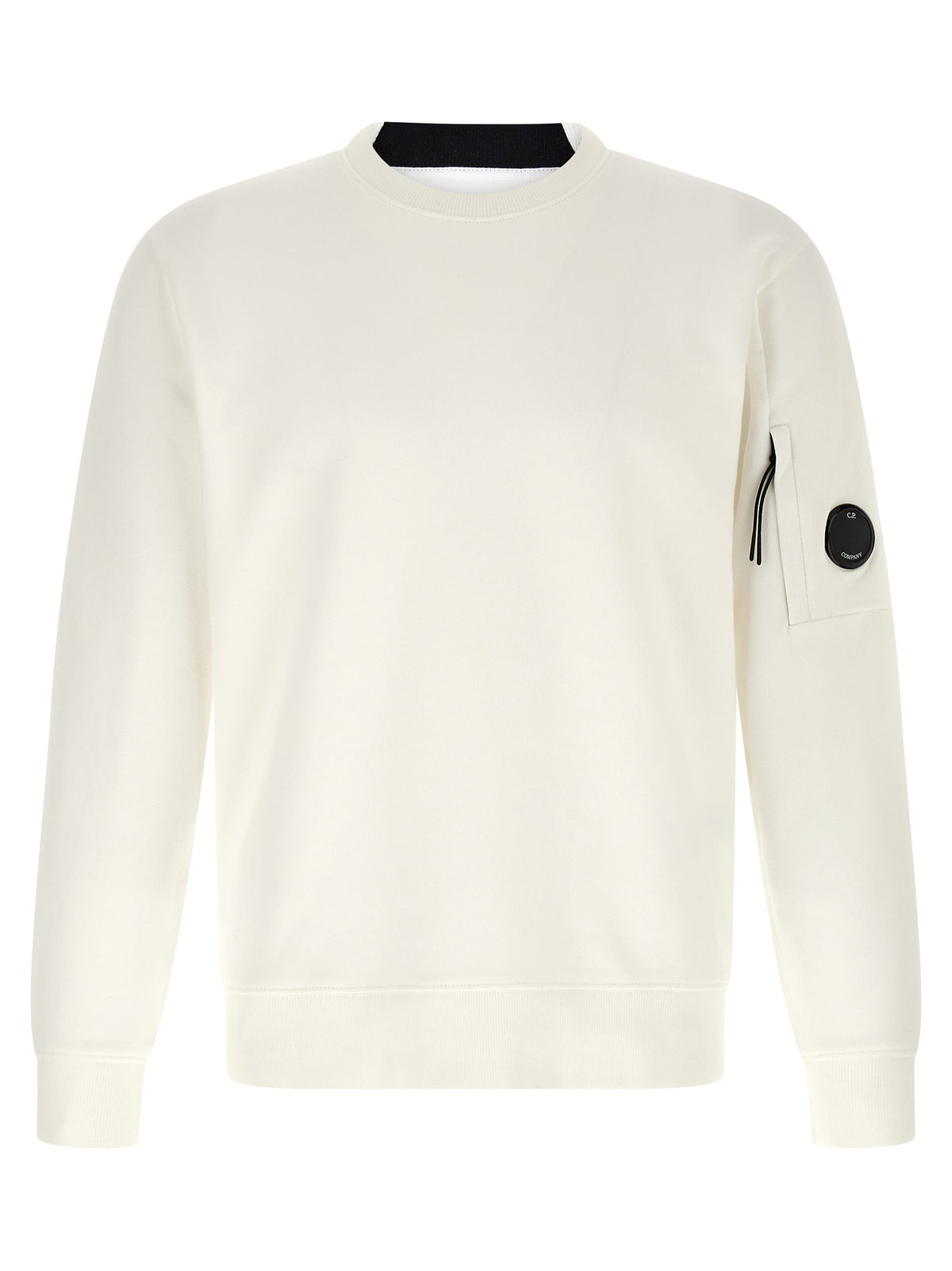 C.P. Company White Cotton Sweatshirt