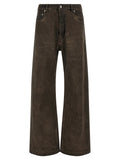 DRKSHDW Brown Cotton Relaxed Fit Jeans