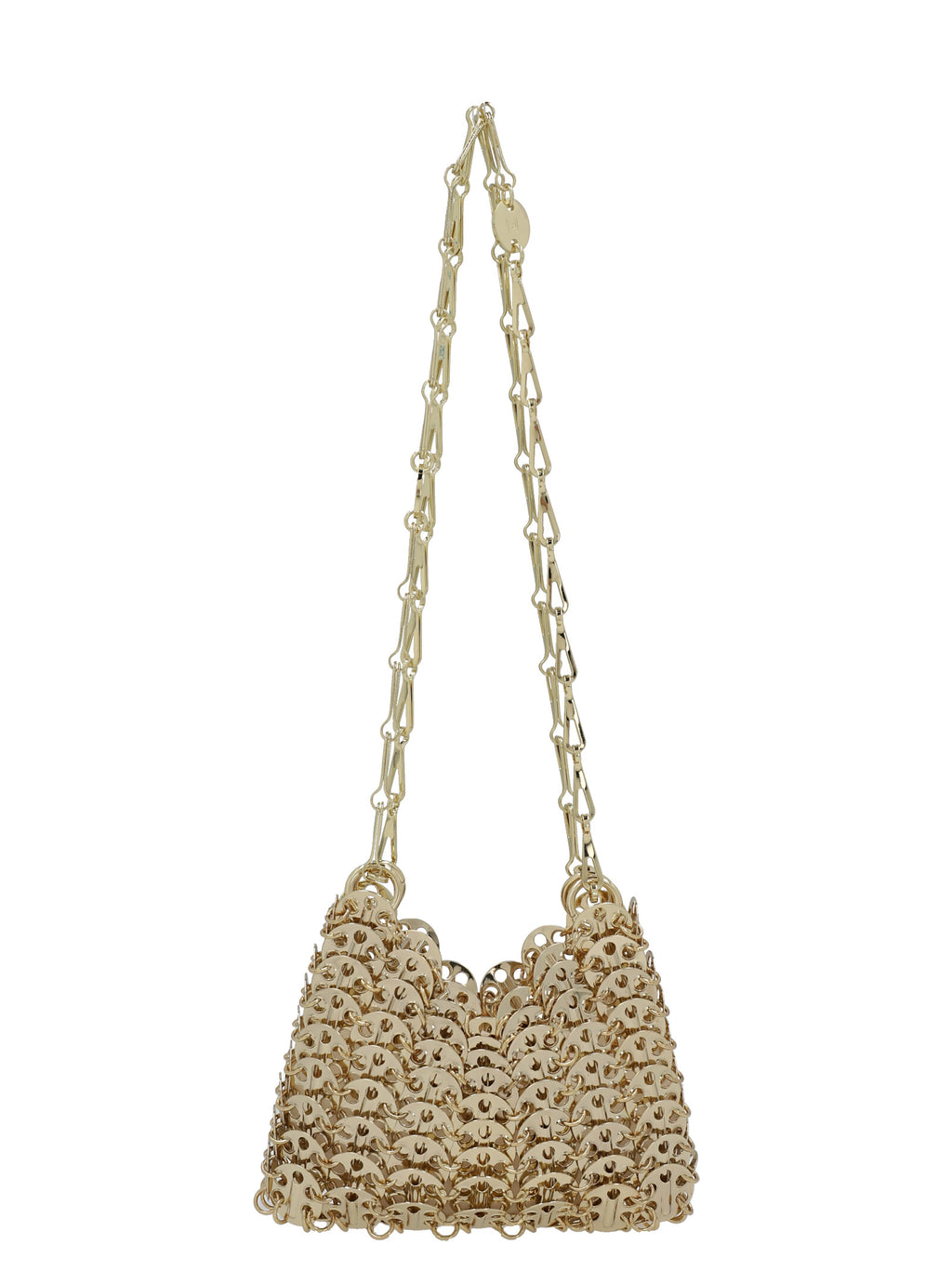 Paco Rabanne Gold Brass Shoulder Bag