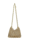 Paco Rabanne Gold Brass Shoulder Bag