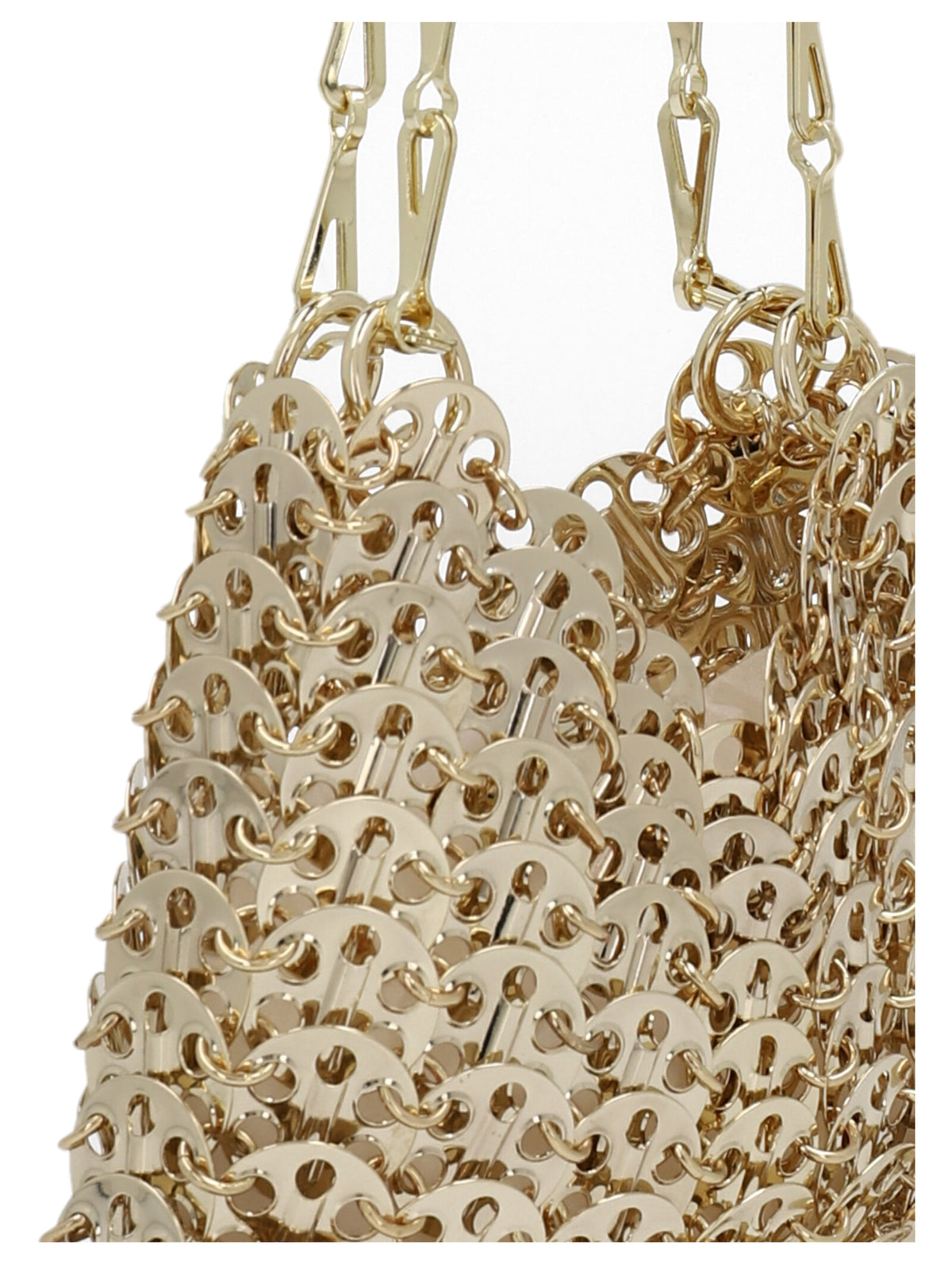 Paco Rabanne Gold Brass Shoulder Bag