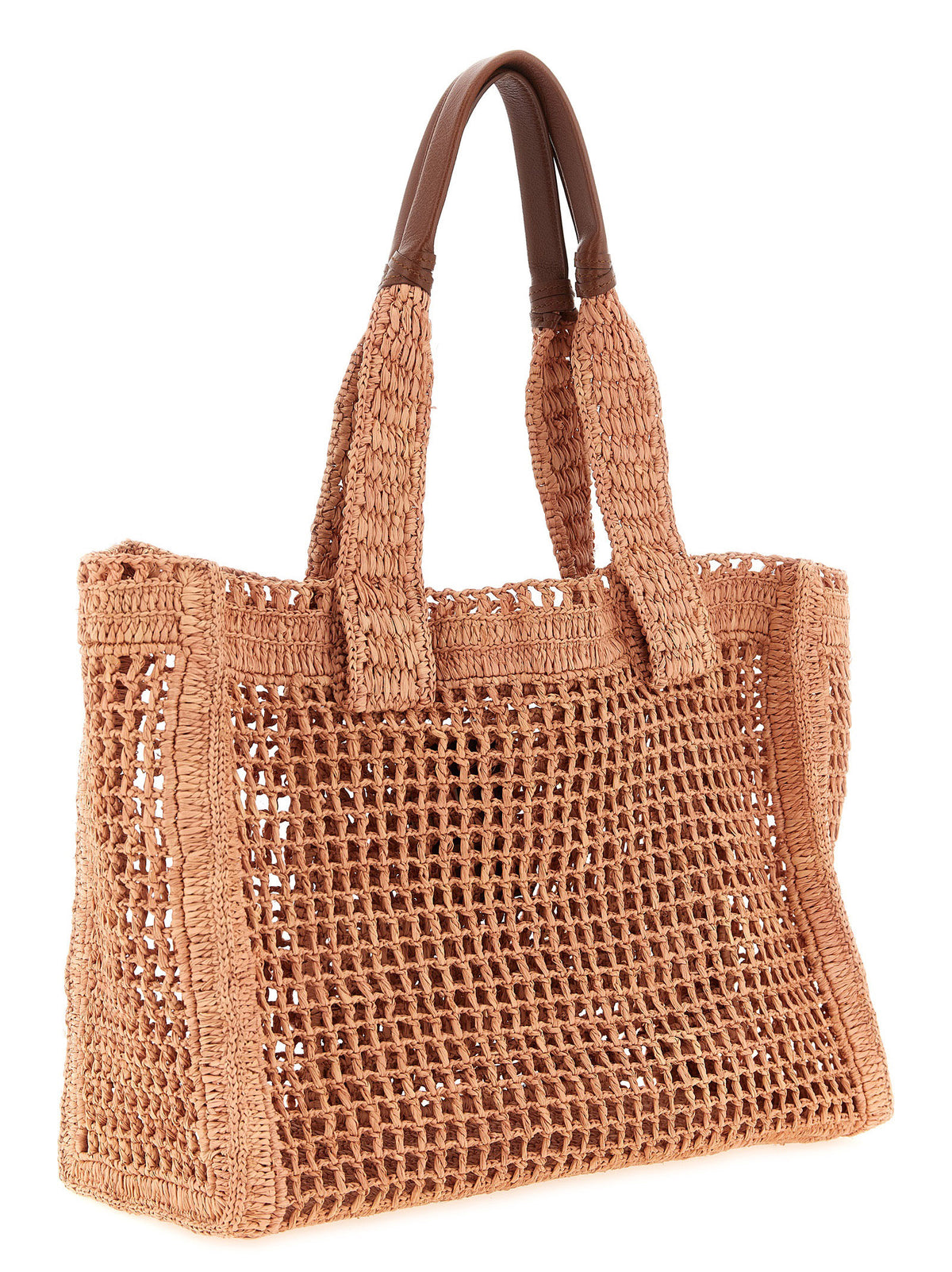 Chloé Multicolor Raffia Tote Bag