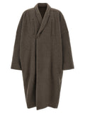 Rick Owens Gray Marabou Coat