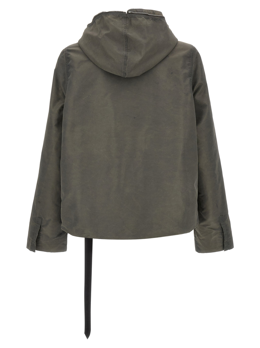 DRKSHDW Gray Nylon Full-Length Jacket