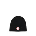 Canada Goose Black Wool Oves Aries Beanie