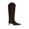 Staud Brown Calf Leather Bos Taurus High Heel Boots