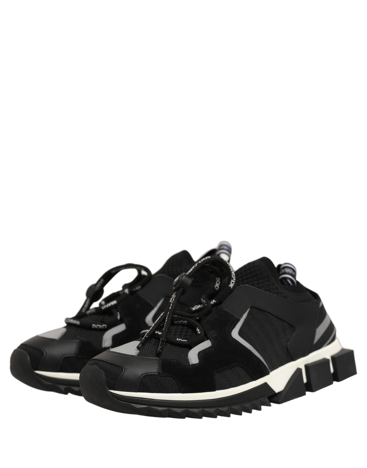 Dolce & Gabbana Black Sorrento Trekking Sneakers Men Shoes