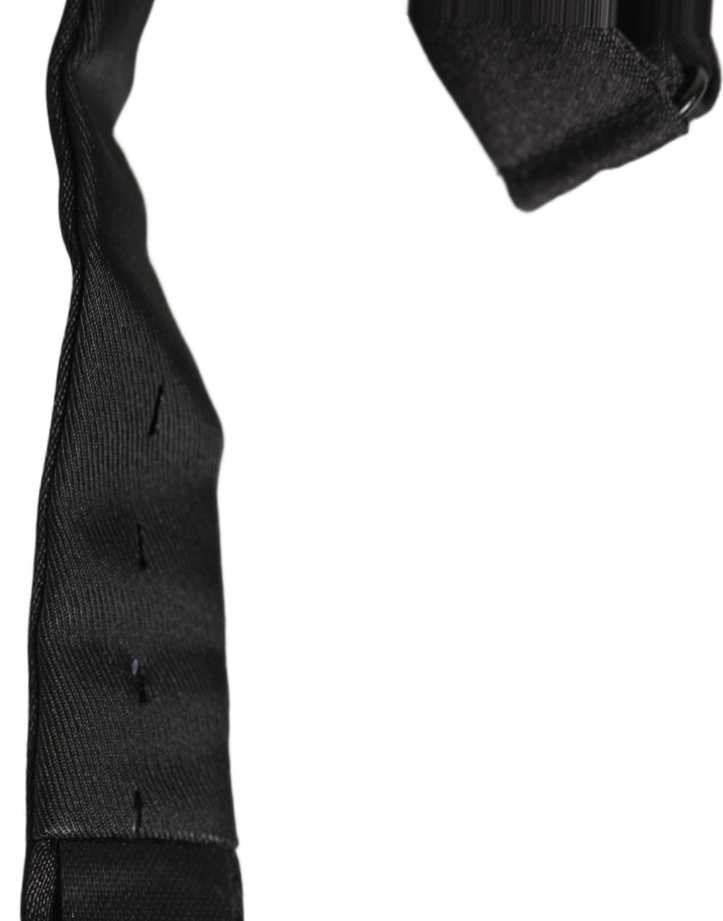 Dolce & Gabbana Men Black 100% Silk Adjustable Neck Papillon Bow Tie