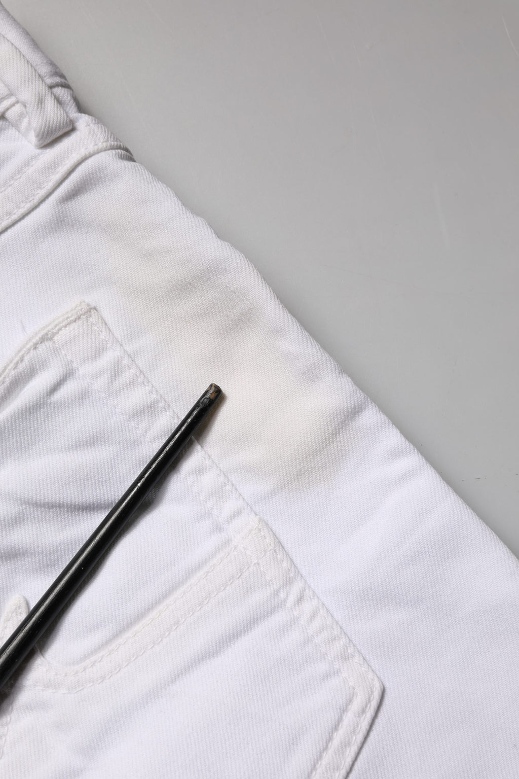 Paul & Shark White Skinny Mid Waist Men Denim Trouser Jeans