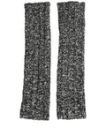 Dolce & Gabbana Sleeves Black Wool Blend Knitted Warmer Arm