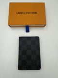 Louis Vuitton LOUIS VUITTON Compatto Card Holder ORGANIZER Damier Graphite Wallet