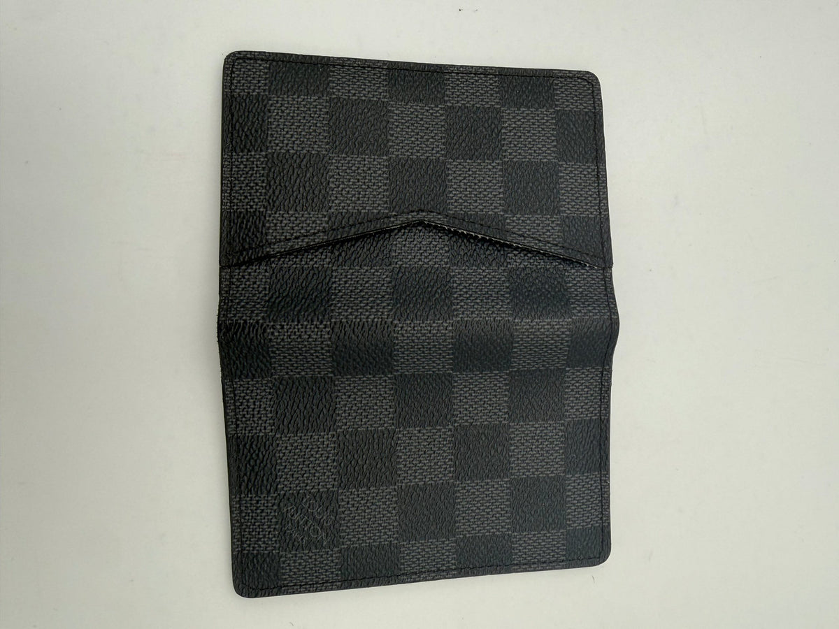 Louis Vuitton LOUIS VUITTON Compatto Card Holder ORGANIZER Damier Graphite Wallet