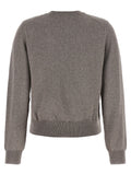 Maison Kitsuné Gray Wool Cardigan