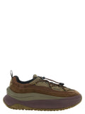 Moon Boot Brown Cowhide Athletic Sneakers
