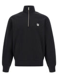 Maison Kitsuné Black Organic Cotton Sweatshirt