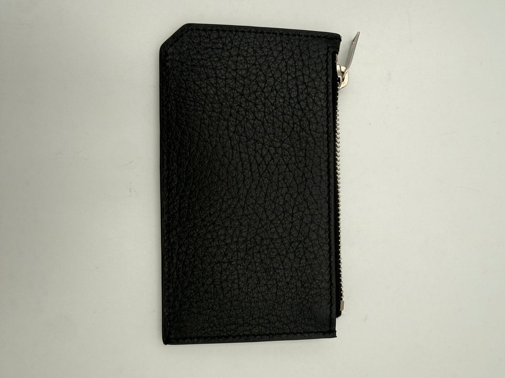 Saint Laurent SAINT LAURENT Zip in Deerskin Cardholder