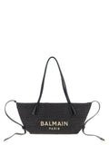 Balmain Black Polyamide Tote Bag