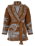 Alanui Brown Cashmere Cardigan