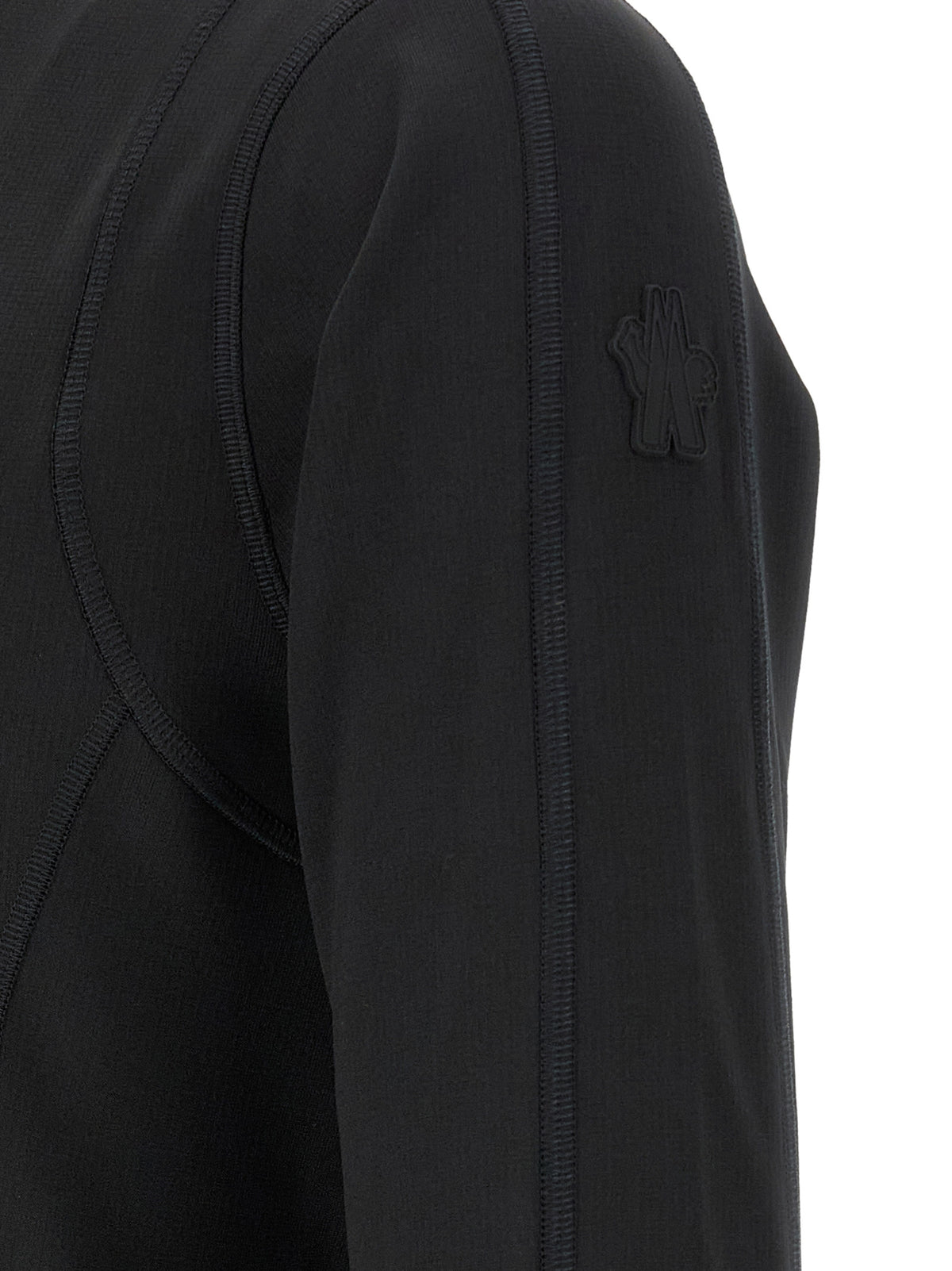Moncler Grenoble Black Polyamide Sweatshirt