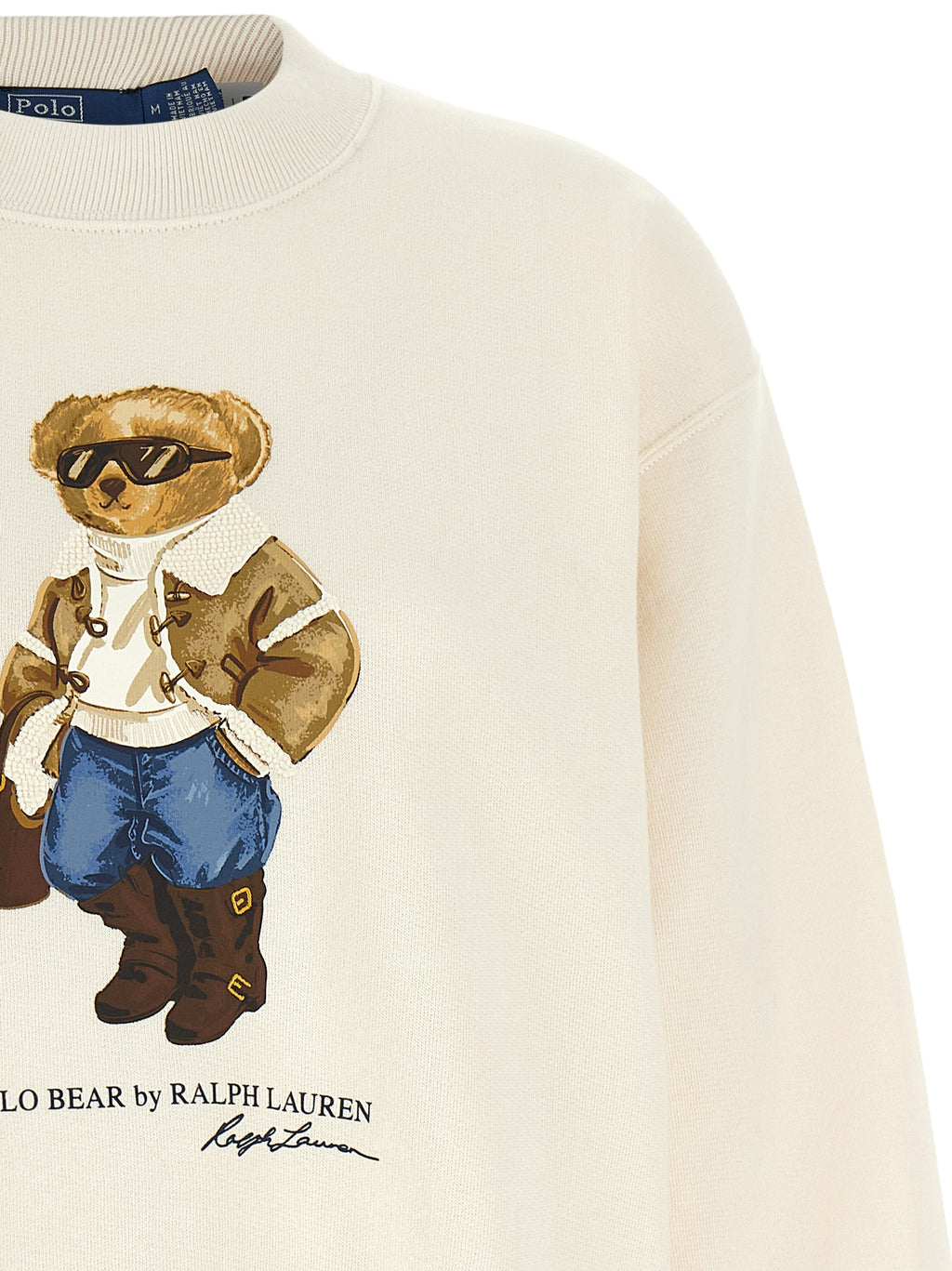 Polo Ralph Lauren White Cotton Sweatshirt