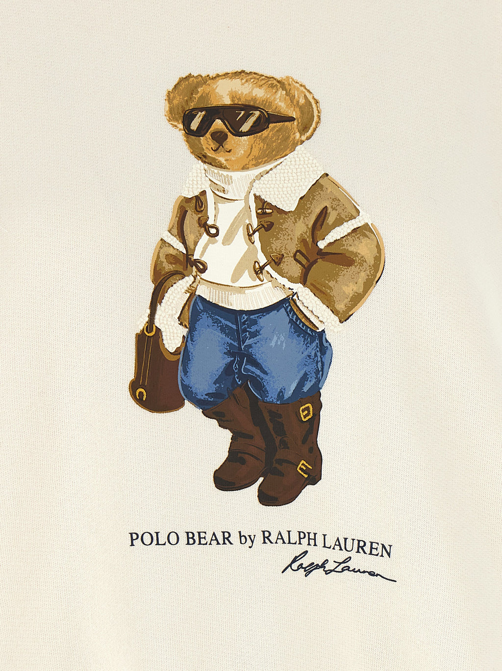 Polo Ralph Lauren White Cotton Sweatshirt