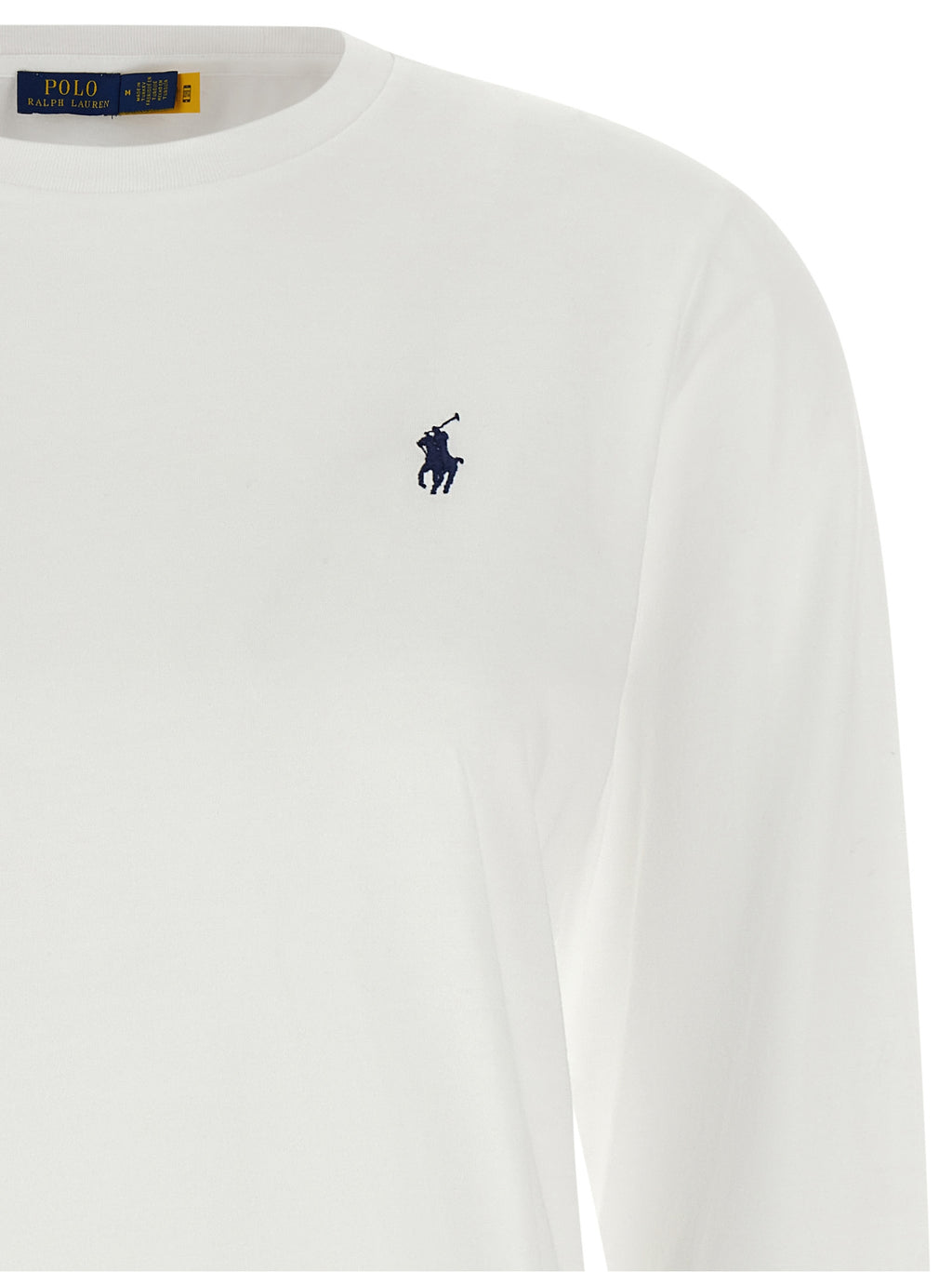 Polo Ralph Lauren White Cotton Long Sleeve T-Shirt